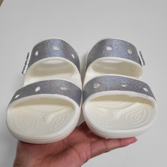 Crocs  Classic Glitter sandals Unisex M7 /W9. - Picture 6 of 8